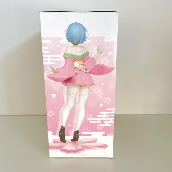 Re:Zero - Precious Figure Rem - Original Sakura Version - Kawaii Anime (BNIB) - Picture 3 of 3